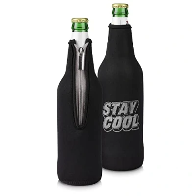 Imagen de kwmobile Set de 2 Fundas enfriadoras Botellas para Botella 330 500ml Mantén tu fría Stay Cool