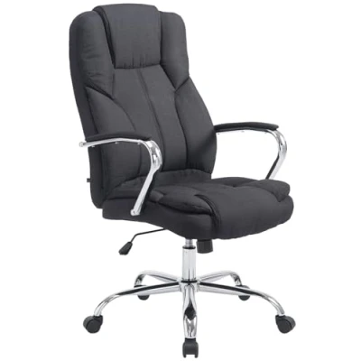 Imagen de CLP Silla de Oficina XXL Xanthos en Tela I Escritorio Regulable Altura Ejecutiva con Ruedas Color:, Color:Negro