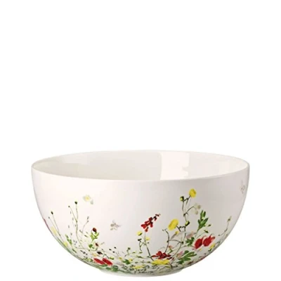 Imagen de Rosenthal Brillance Fleurs Sauvages Ensaladera, Porcelana De Hueso, Multicolor, 26 cm