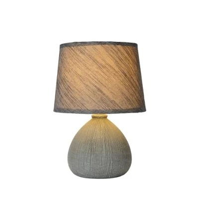 Imagen de Lucide RAMZI Lámpara de mesa Ø 18 cm 1xE14 Gris