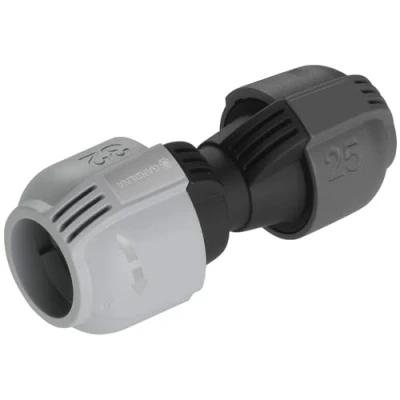 Imagen de Gardena Conector de reducción del sistema aspersores, 32 mm 25 mm: pieza conexión tubería para transición a mm, técnica probada «Quick &amp; Easy» (02777 20)