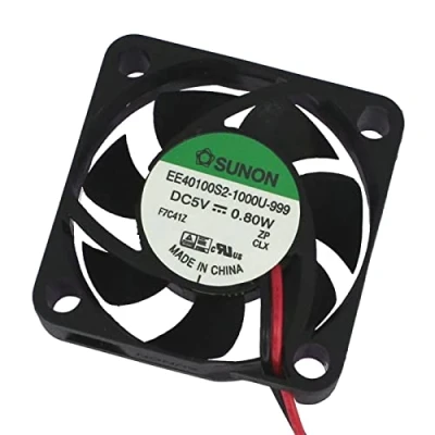 Imagen de Fan 5V DC 0,6W 40x40x10mm 12m3/h 6100U/Min Sunon EE40100S21000U999
