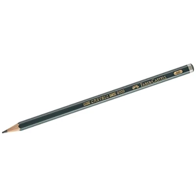 Imagen de Faber Castell 119006 Caja con 12 lápices de grafito 9000 6B