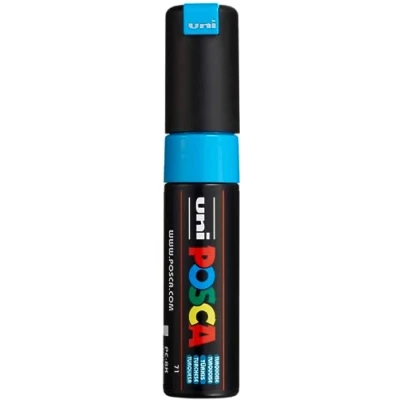 Imagen de Uni Ball 182679 Marcador POSCA con punta de cuña ancha, neón