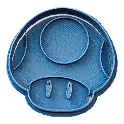 Imagen de Cuticuter Seta Mario Bros Cortador de Galletas, Plástico, Azul, 8x7x1.5 cm