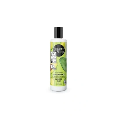 Imagen de Organic Shop Champú Reestructurante Olive &amp; Avocado 280 ml
