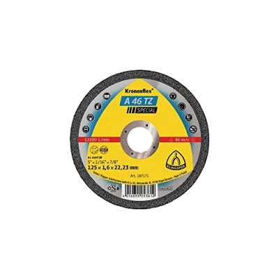 Imagen de Klingspor 187171 Kronenfle A 46 TZ Disco de Corte Inox para el Manual, 125 mm x 1.6 22.23