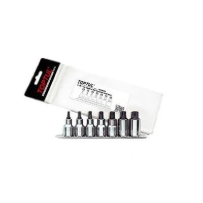 Imagen de Juego de llaves vaso 1/2&quot;. TOPTUL 1/2 &quot; 7 Pieza (M5, M6, M8, M10, M12, M14, M16)