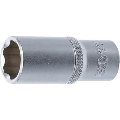 Imagen de BGS 2608 Llave de vaso Super Lock, larga entrada 10 mm (3/8&quot;) 18
