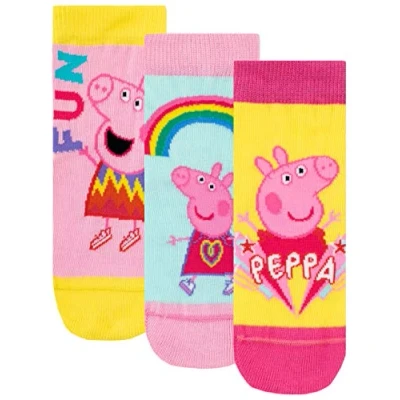 Imagen de Peppa Pig Calcetines Paquete de 3 para Niñas Multicolor 24/26.5