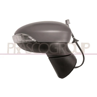 Imagen de Espejo retrovisor Prasco Premium FD3467323P derecha imprimado eléctrico calefactable, no tintado, asférico FORD: FIESTA 6
