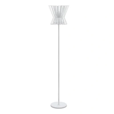 Imagen de EGLO Lámpara de pie LOCUBIN acero, 40 W, color blanco