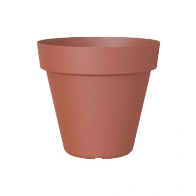 Imagen de Artevasi Capri, Maceta Redonda de plástico, 20 cm, Color: Terracota