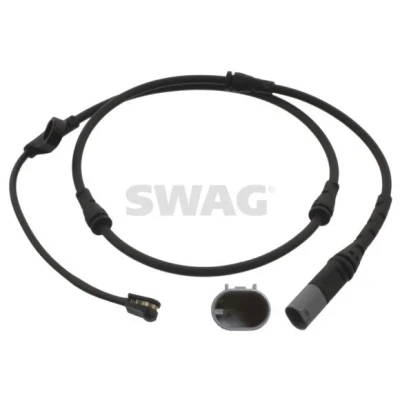 Imagen de SWAG 20 93 7256 Sensor de Desgaste Pastillas Frenos Eje delantero, izquierda, montable sólo por un lado BMW: X5, X6