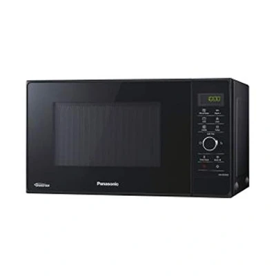 Imagen de Panasonic NN GD35HBGTG Microondas con parrilla (1000 W, inversor, cocción al vapor, cocina combinada de bajo consumo, sartén para pizza, 23 litros), color negro