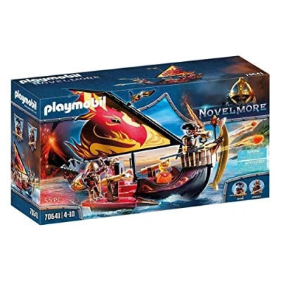 Imagen de PLAYMOBIL 70641 Novelmore Barco Bandidos de Burnham, Flotante, A Partir 4 años, Multicolor