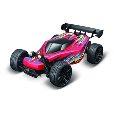 Imagen de Maisto Tech R/C Buggy con luz WhipFlash de 2,4 GHz, Color Rojo