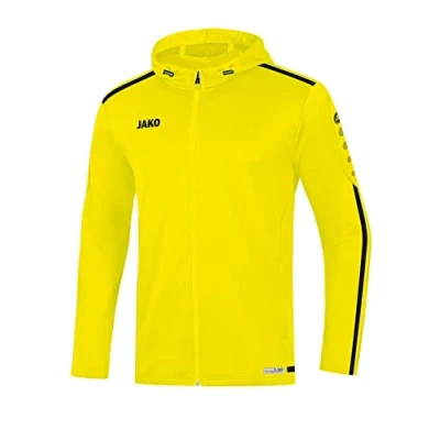 Imagen de JAKO Striker 2.0 Chaqueta con capucha para hombre, color amarillo neón/negro, talla 4XL