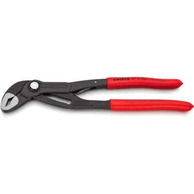 Imagen de Knipex Cobra®...matic Tenaza de agarre gris atramentado, recubiertos plástico antideslizante 250 mm 87 11