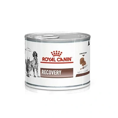 Imagen de Royal Canin Veterinary Recovery 12 x 195 g Alimento dietético Completo para Perros Adultos y Gatos Mousse Ultra Suave con Alto Contenido en proteínas