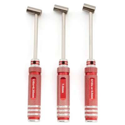 Imagen de Musiclily Pro 3 Piezas Llave Allen Hexagonal Truss Rod de Acero Endurecido 6,35mm 7mm 8mm Herramienta para Ajuste Alma Guitarra y Bajo