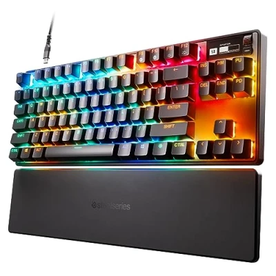 Imagen de SteelSeries Apex Pro TKL (2023) Teclado gaming HyperMagnetic El más rápido del mundo Accionamiento ajustable Esports RGB Teclas PBT USB C alemana (QWERTZ)