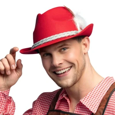 Imagen de Boland 54246 Sombrero Bávaro, tocado para disfraces, accesorio fiesta temática, de la cerveza y disfraces tradicionales