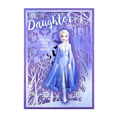 Imagen de Hallmark Tarjeta de Navidad para hija, diseño Frozen 2 Disney