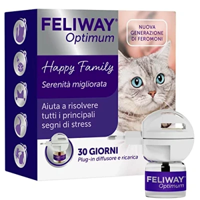 Imagen de Ceva Salute Animale Feliway Optimum Diffusore + Ricarica Da 48 Ml