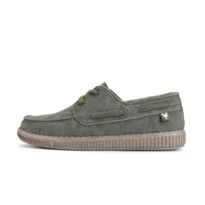 Imagen de WALK IN PITAS WP150 Boat Washed Mocasines de Hombre Naúticos Casual Zapatillas Verano Zapatos Casuales y Cómodos Kaki 42
