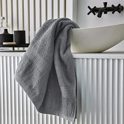 Imagen de Today Essential Steel Toalla de baño (algodón, 70 x 130 cm)
