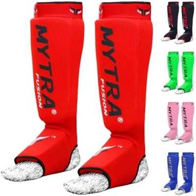 Imagen de Mytra Fusion Shin Instep Kick Boxing Training Pads
