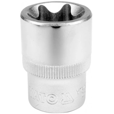 Imagen de YATO YT 05220 Piezas insertables de llave cubo Torx DIN2124 E10 Acero cromo vanadio