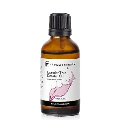 Imagen de n2 Aromatherapy Aceite Esencial de Lavanda 50 ml para Difusor, Aromaterapia, Baño, Masaje Puro y Natural
