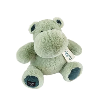 Imagen de Histoire d&#039;ours Peluche hipopótamo Hippo Almendra 25 cm Suave y Lindo para Las cuñas Idea de Regalo Nacimiento cumpleaños niña niño La HO3209