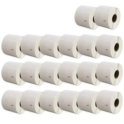 Imagen de Yellow Yeti 20 Rollos 99014 S0722430 54 x 101mm Etiquetas para envíos compatibles DYMO LabelWriter 4XL 450 400 330 320 310 Duo/Turbo/Twin Turbo Seiko SLP 430 200 100 220 Etiquetas/Rollo