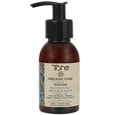 Imagen de Tahe Bonder Organic Care Protector y Restaurador Capilar con Aceite de Pracaxí, Tsubaki, Argán, Camelia Nuez Brasil, 100 ml
