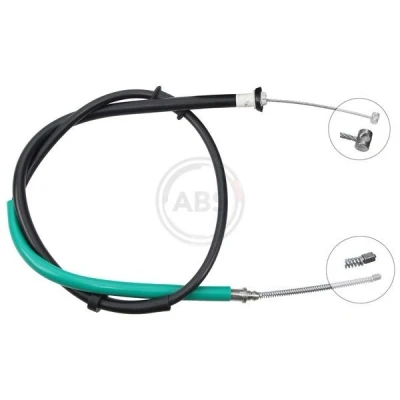 Imagen de A.B.S. K13892 Cable de Freno Mano 1535 Tambor para dirección izquierda/derecha