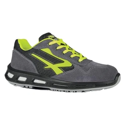 Imagen de U Power Red Lion® Yellow, Leather Zapatos de seguridad, Zapatillas deportivas ligeras antipinchazos unisex, suela Bast, inserto Infinergy, con puntera aluminio Yellow 47