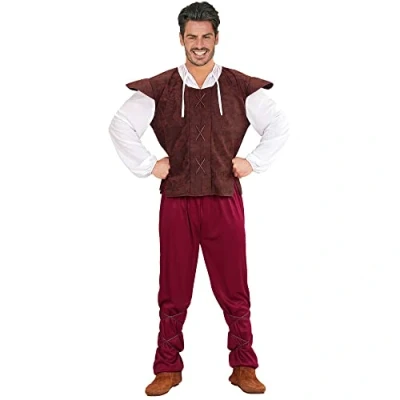 Imagen de WIDMANN MILANO PARTY FASHION Disfraz de posadero medieval, taberna, camarero, carnaval