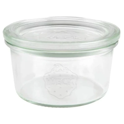 Imagen de Weck Tarros con tapa de cristal Capacidad: 165 ml Forma bote 12 unidades