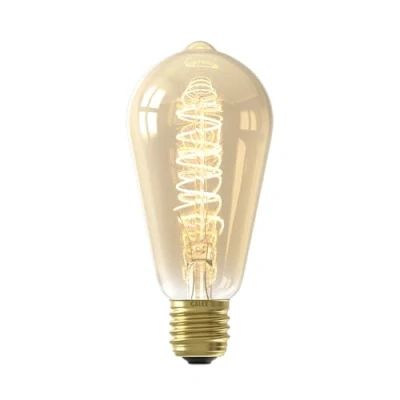 Imagen de BombillaLed regulableCALEX 1001000700E27 Rustic ST64 3.8W 2100K Gold