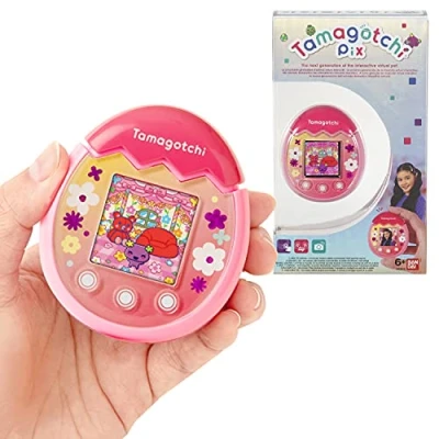Imagen de Tamagotchi Pix Mascota Virtual con cámara incorporada y Botones táctiles Color Rosa