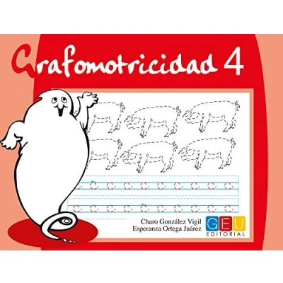 Imagen de Grafomotricidad 4/ Editorial Geu/ Educación Infantil/ Mejora Del manejo lápiz y La Escritura/ Recomendado para trabajar en Casa O El Aula (Niños de 3 a 5 años)