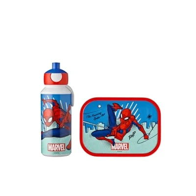 Imagen de Mepal Lunchset (School Cup &amp; Lunchbox) Campus Pop Up Spiderman