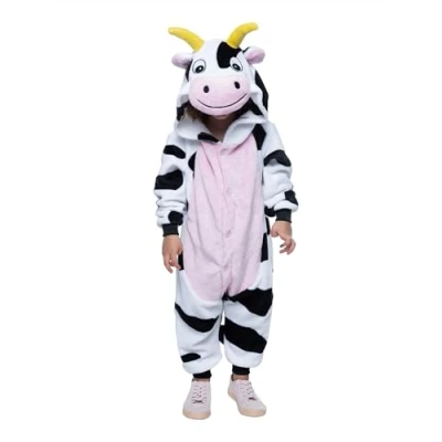 Imagen de Rubies Disfraz Vaca para niños y niñas, Mono con capucha cola, Oficial Carnaval, Halloween, Fiestas