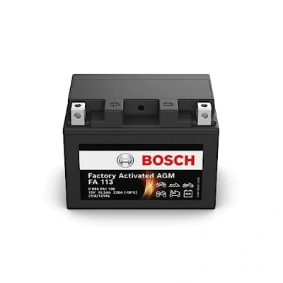 Imagen de Bosch FA113 Batería para Motocicletas AGM 12V 220A 11,2Ah Adecuada motocicletas, motos de enduro, scooters, quads, agua Compatible M6017, BTZ14S