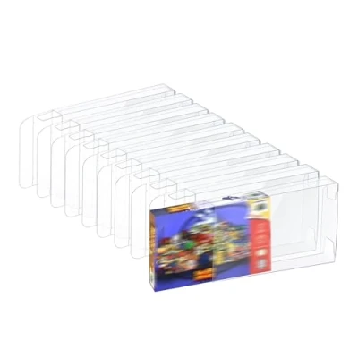 Imagen de Mcbazel LOT 10 Clear Case Sleeve Protector for Nintendo N64 Games Cartridge (Set of 10)