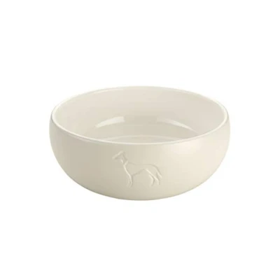Imagen de Comedero para Perro Hunter Blanco Cerámica Silicona 550 ml Moderno