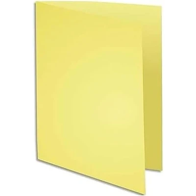 Imagen de Exacompta 330005E Lote de 100 Subcarpetas Super 250, Color Amarillo